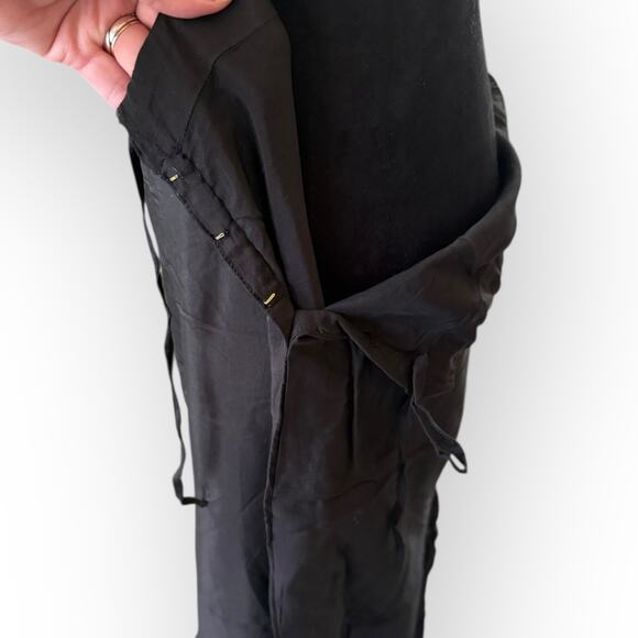 Unbranded Women's Black Drawstring Waist Lightweight SheerTube Skirt Size XS-L - Picture 9 of 12